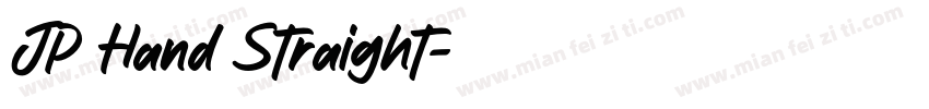 JP Hand Straight字体转换